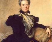 西奥博德 沙特朗 : Portrait of Mrs Charles Lockhart